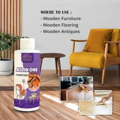 Polish Furniture Cleaner Shiner Floor Coating Paint Wood 100ML (Pack of 2 + 1 free)